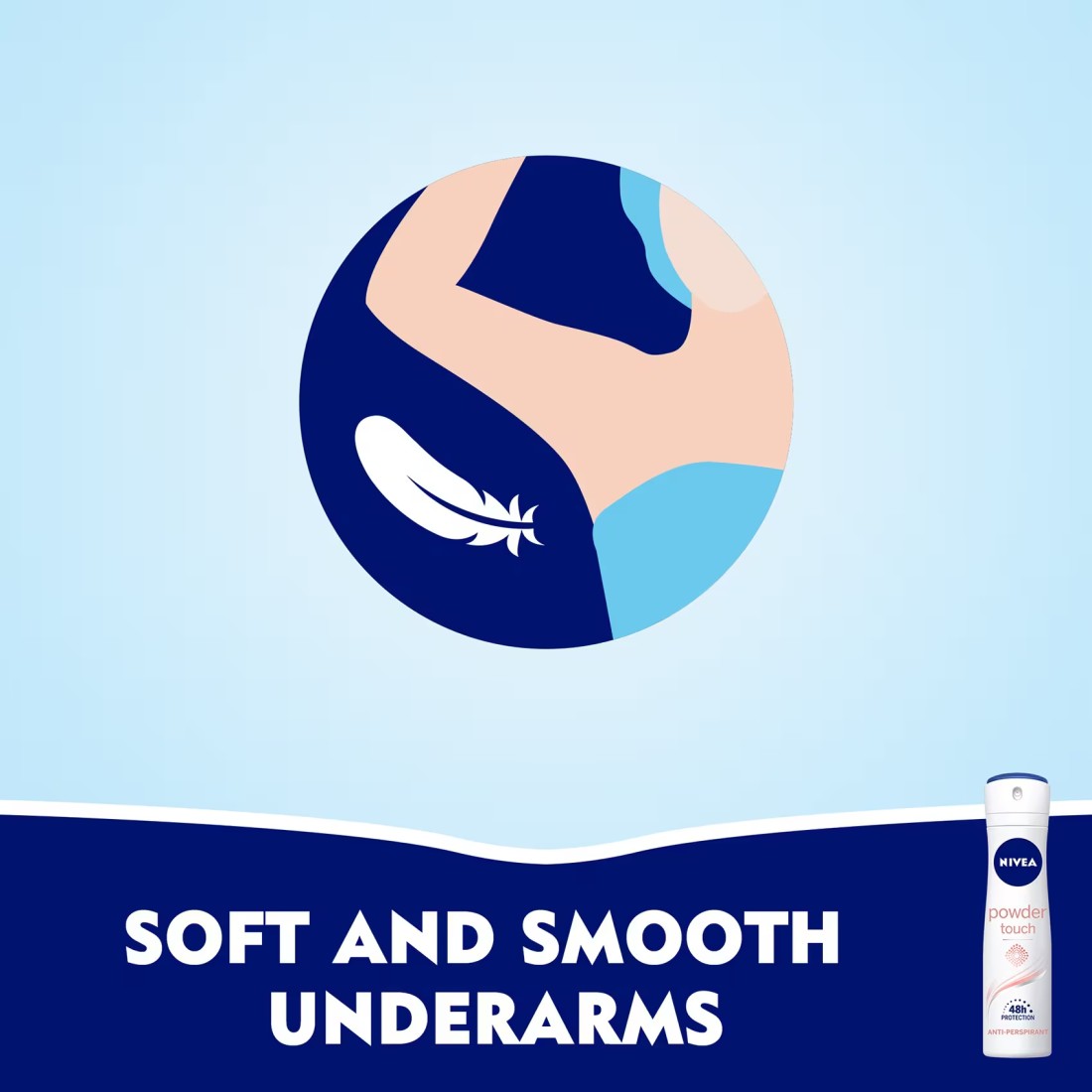 NIVEA Antiperspirant Spray for Women Powder Touch 150ml