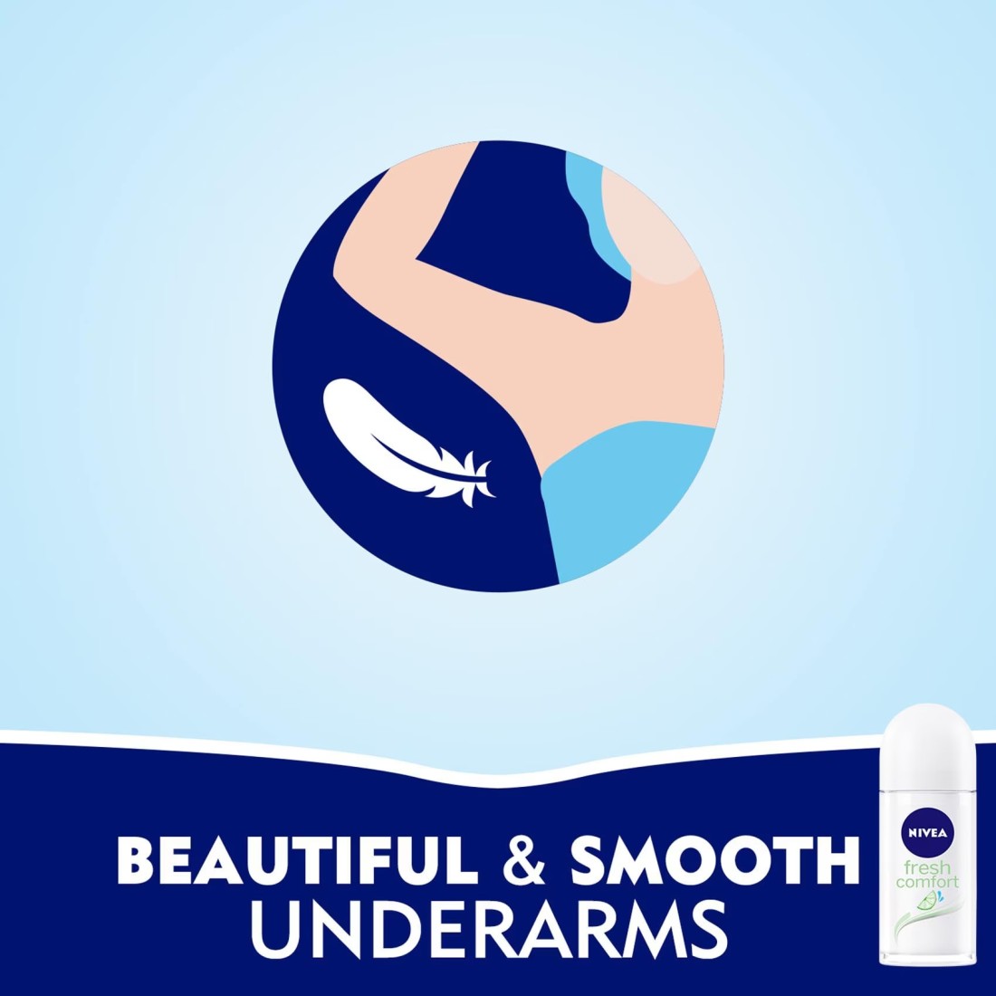 NIVEA Deodorant Roll-on for Women Fresh Comfort 50ml