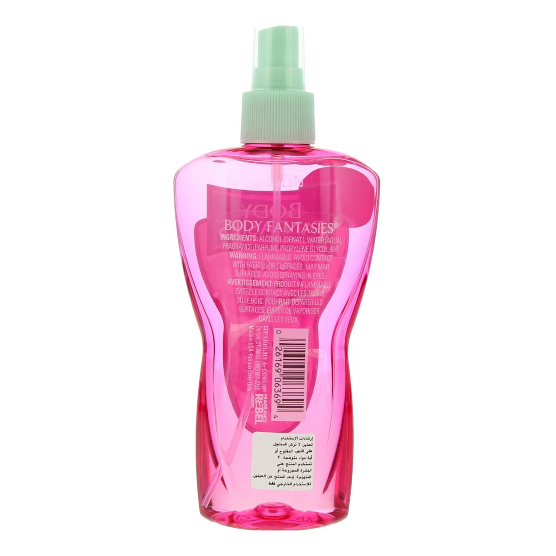 Body Fantasies Cotton Candy Fantasy Fragrance Body Spray Pink 236ml