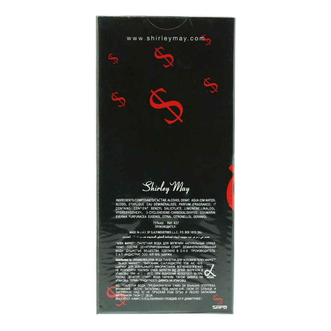 Shirley May Black Market Eau De Toilette Black 100ml