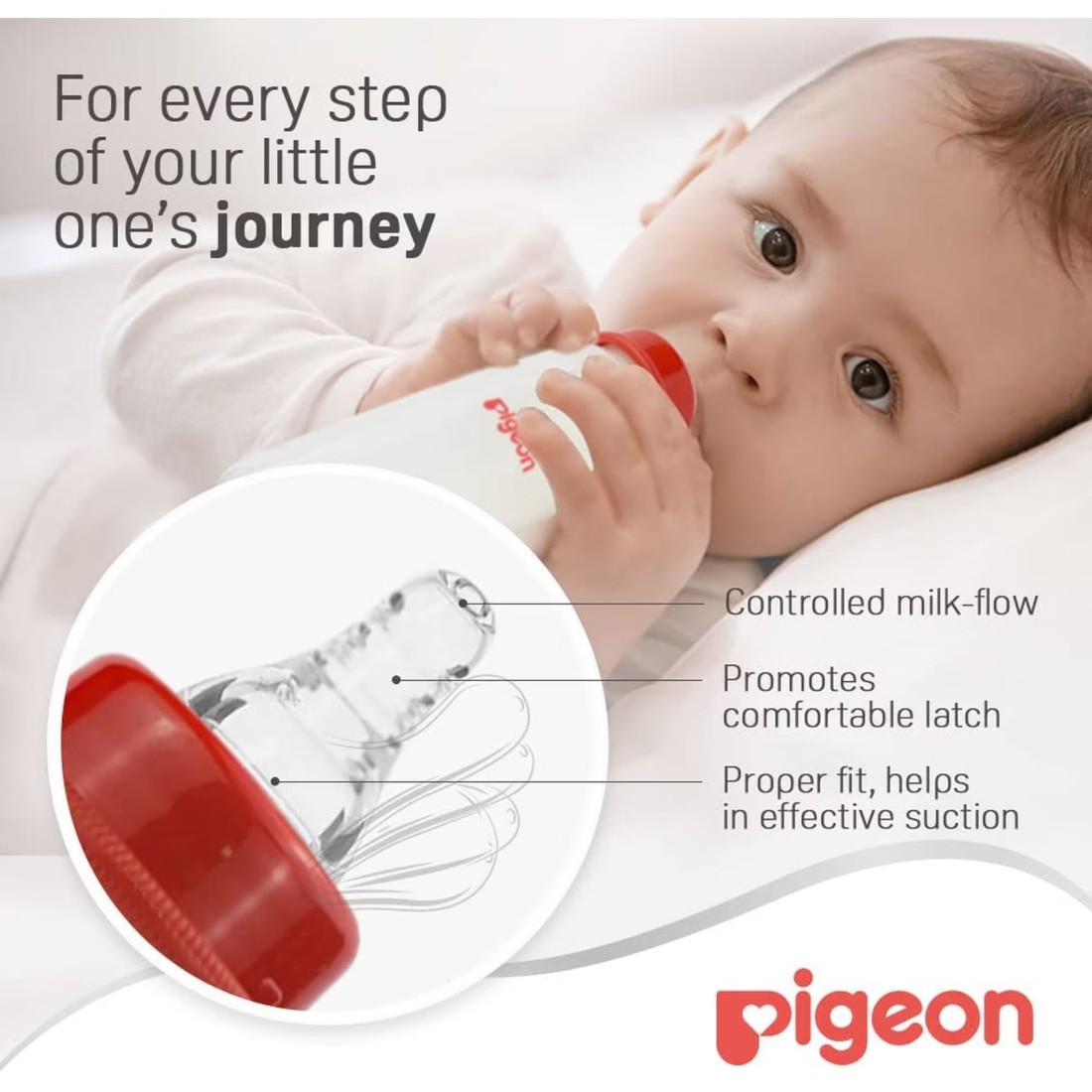 Pigeon Nursing Bottle 26007 Clear 240ml
