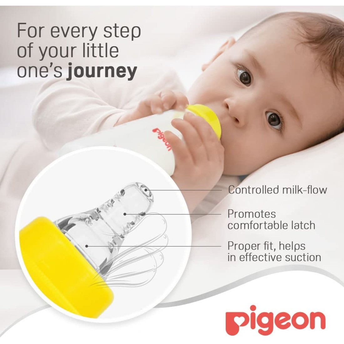 Pigeon Nursing Bottle 26010 Clear 200ml