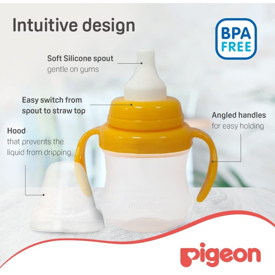 Pigeon Mag Mag Spout Cup 15732 Orange 200ml