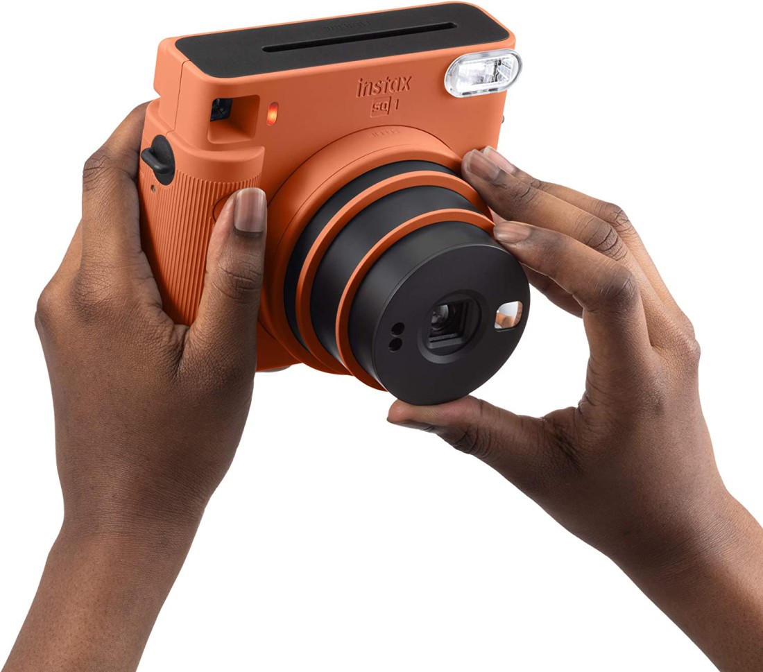 Fujifilm Instax Square Sq1 Instant Camera, Terracotta Orange
