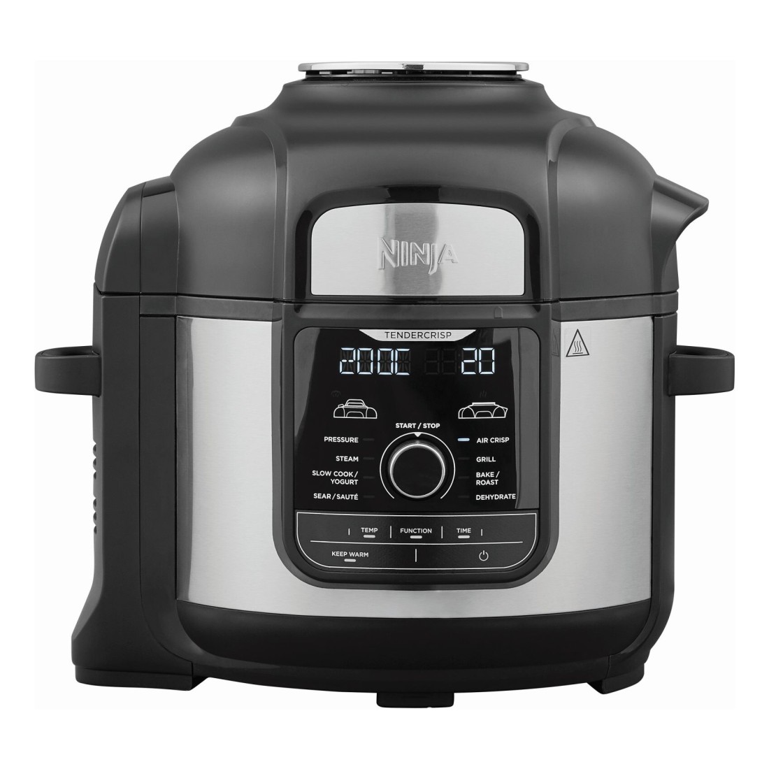 Ninja Foodi Max 9-In-1 SmartLid Multi-Cooker OP500ME Black And Silver 7.5L