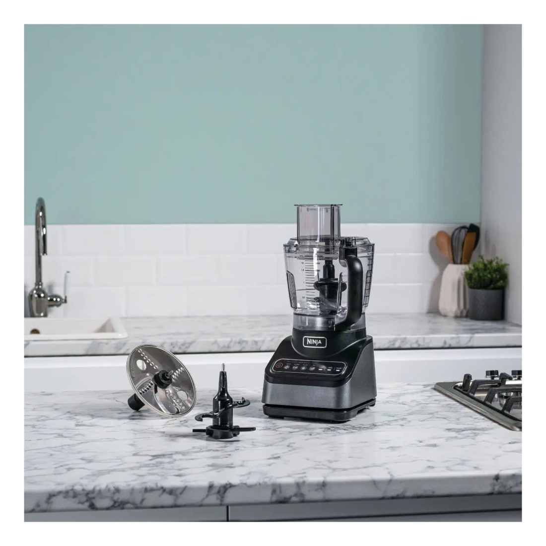 Ninja Food Processor with Auto-iQ BN650ME Grey 2.1L