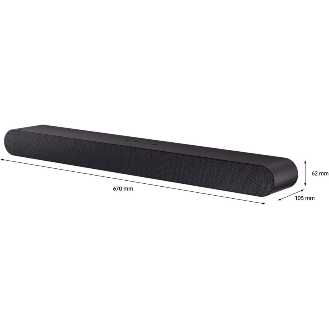 Samsung S-Series Soundbar With Dolby Digital 5.1/DTS Virtual:X Gray HW-S50B/ZN