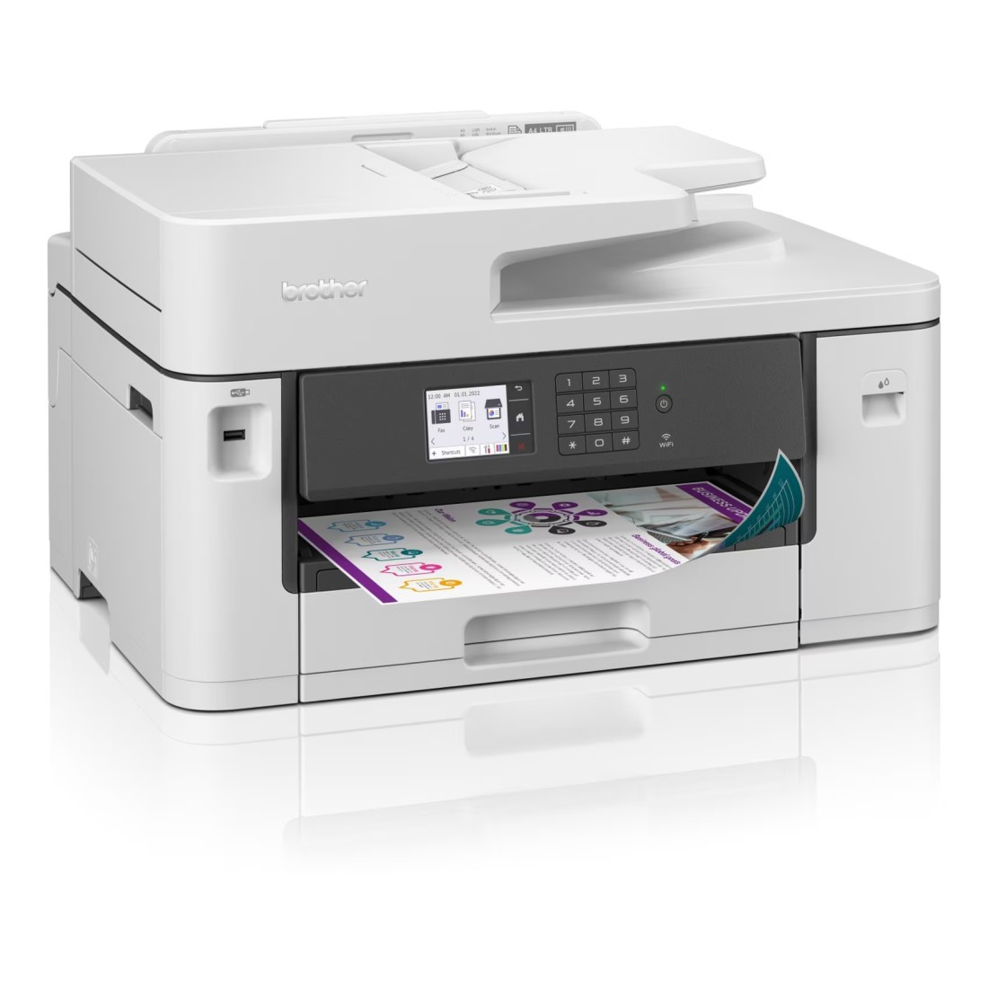 Brother A3 Wireless Inkjet Printer MFC-J2340DW White