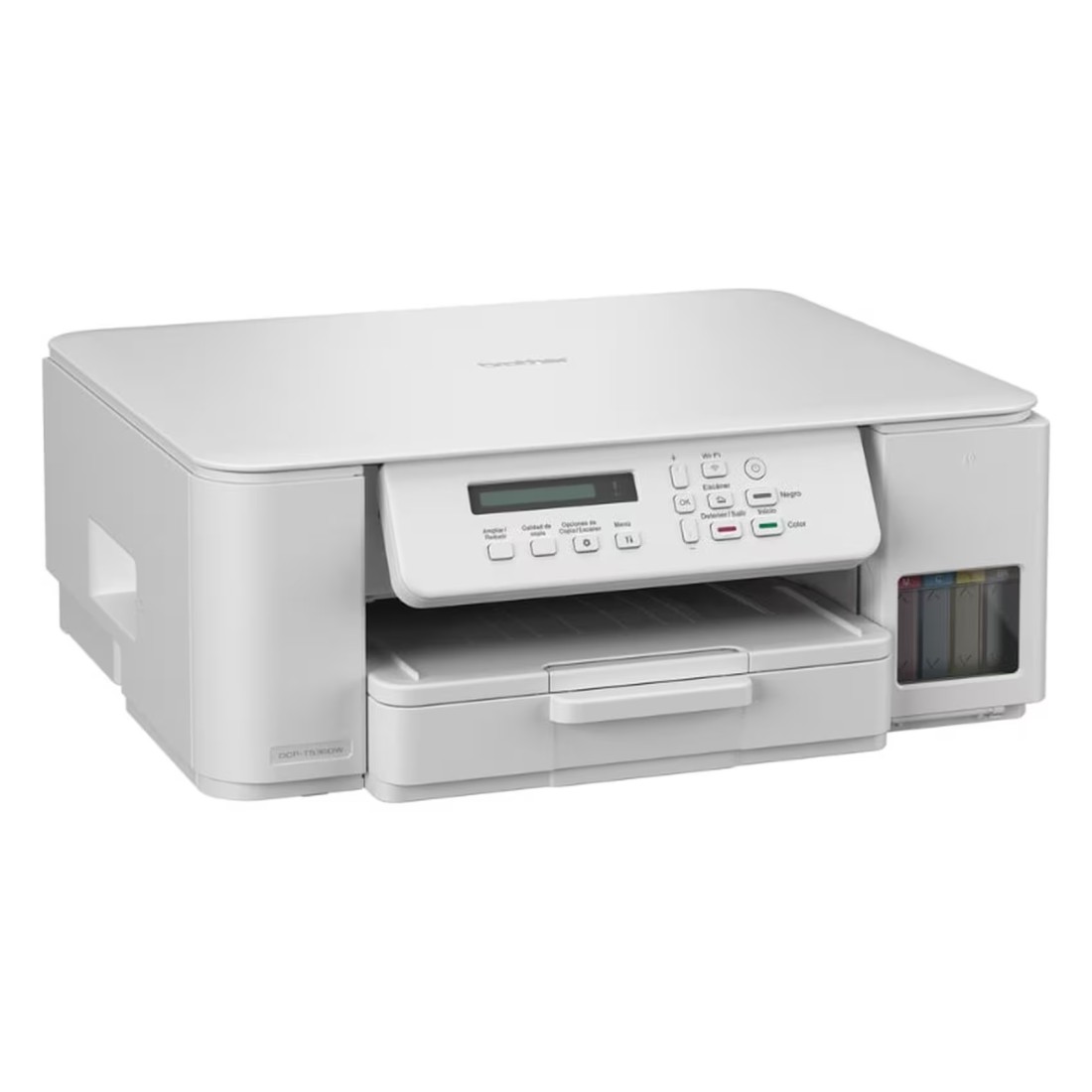 براذر طابعة 3 في 1 مزودة بخزان حبر واي فاي DCP-T536W أبيض