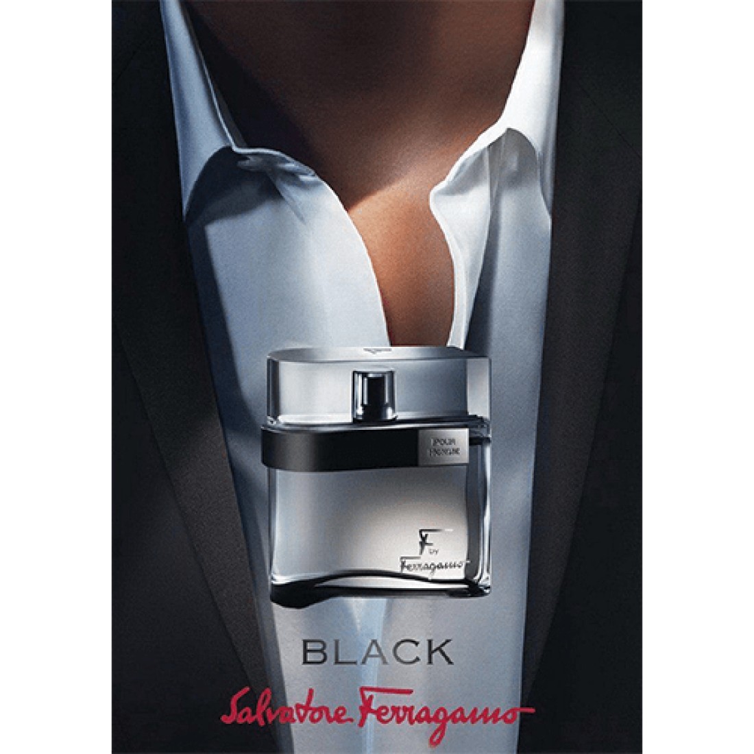 Salvatore Ferragamo F by Ferragamo Black For Men - 100ml - Eau De Toillette