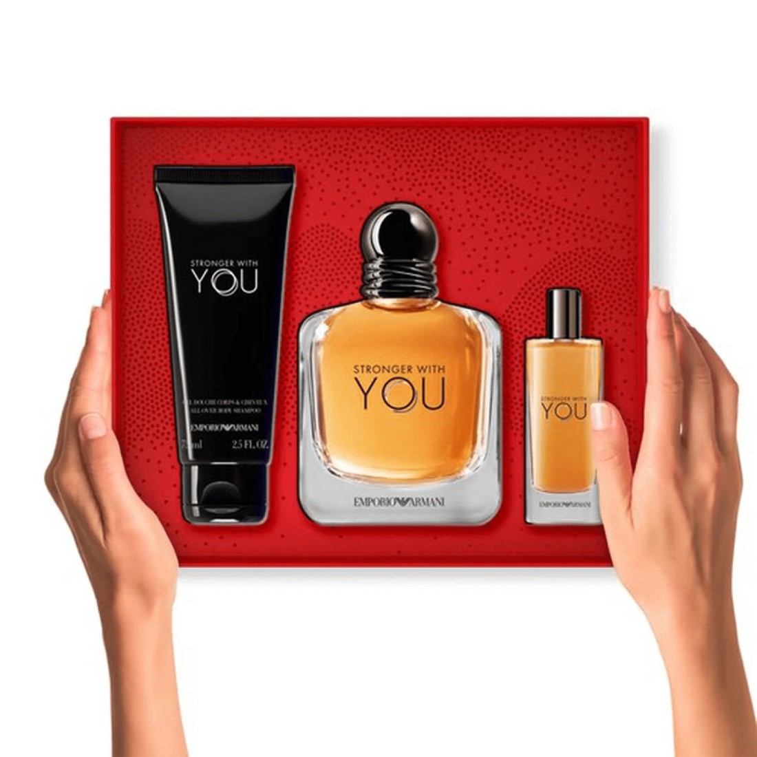 Emporio Armani Stronger With You Set - Eau de Toilette - 3 Pieces