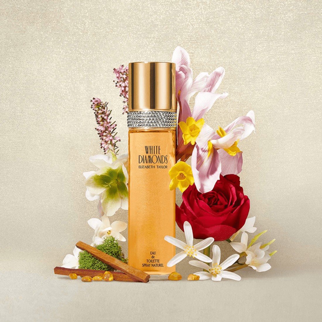 اليزابيث تايلور عطر وايت دايموندز للنساء - او دو تواليت - 100مل