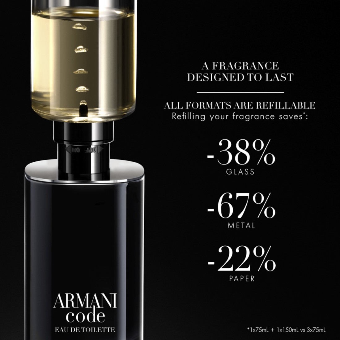 Giorgio Armani Armani Code for Men Refillable - Eau de Toilette