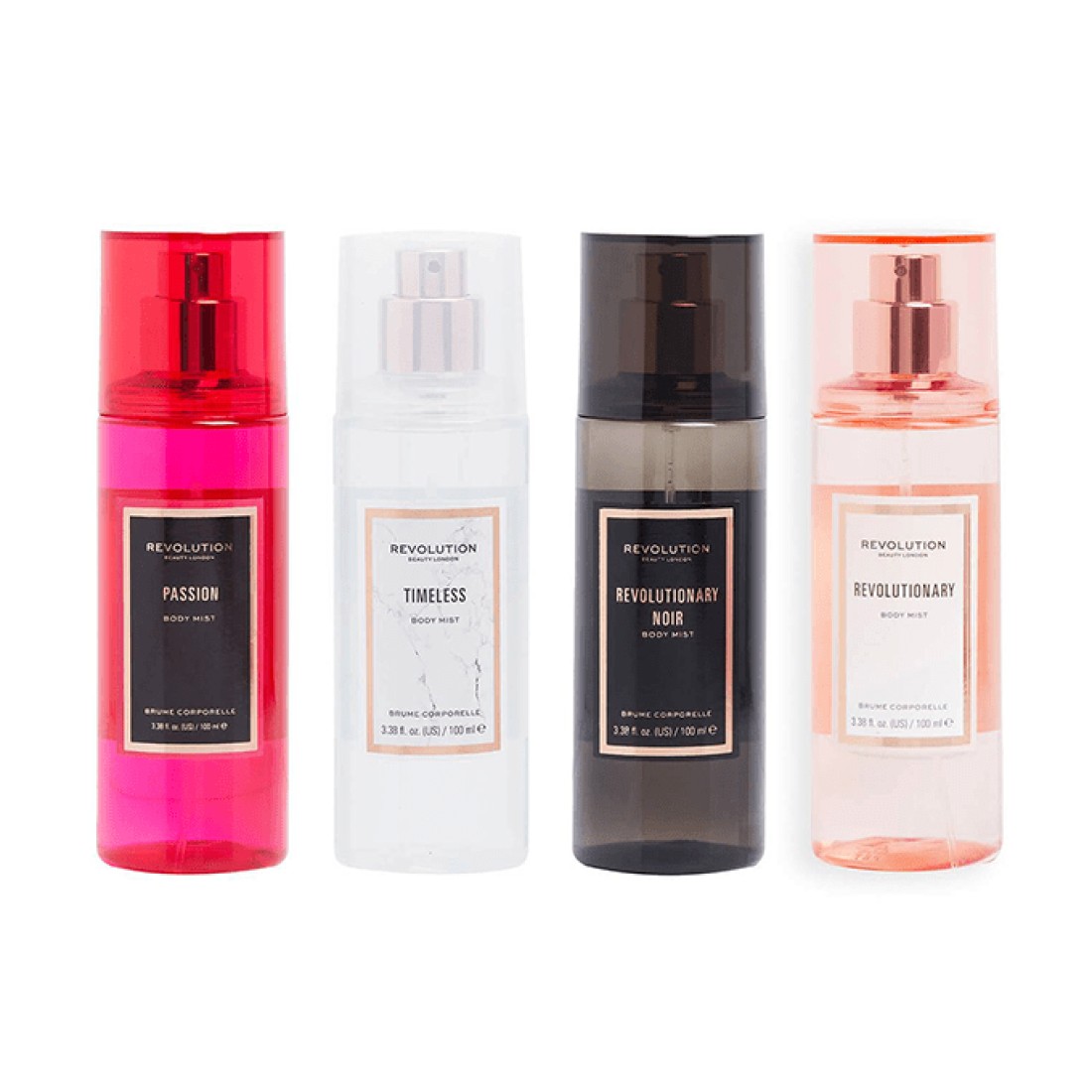 Revolution Body Mist Spray Timeless - 100ml