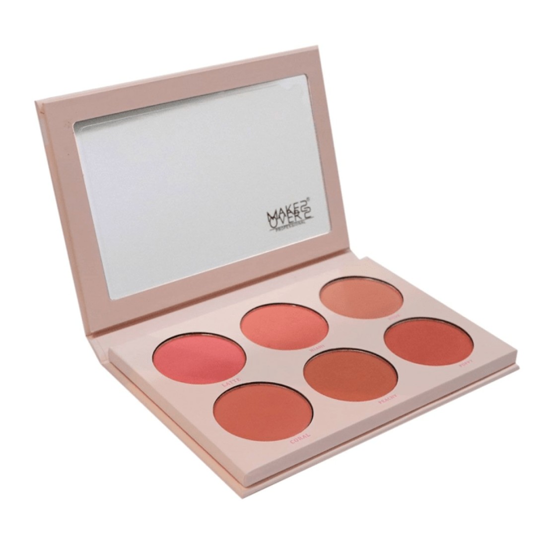 Make Over 22 Nude Cheek 6 Colour Palette Blush - M3202