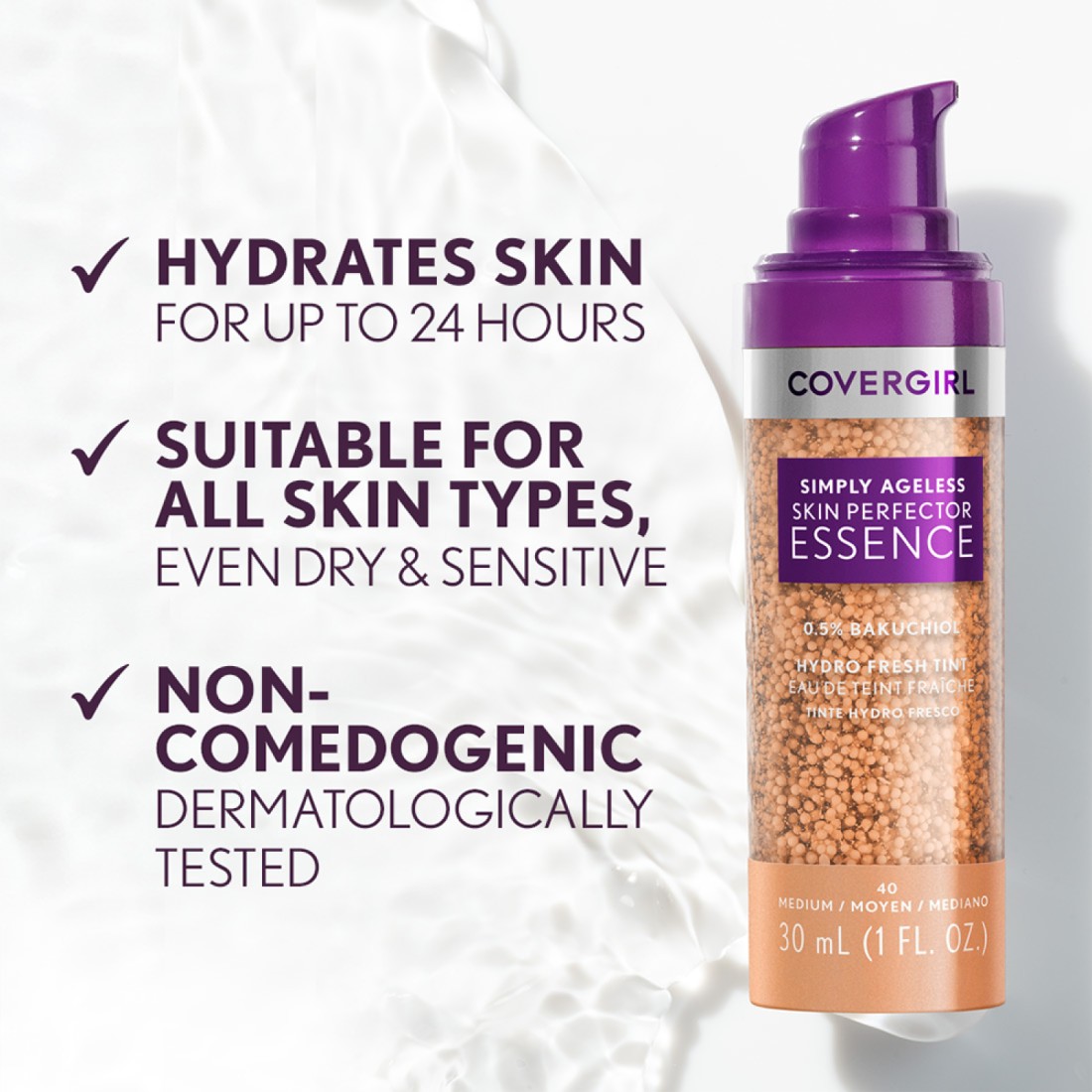 Covergirl Simply Ageless Skin Perfector Essence Foundation - 30ml