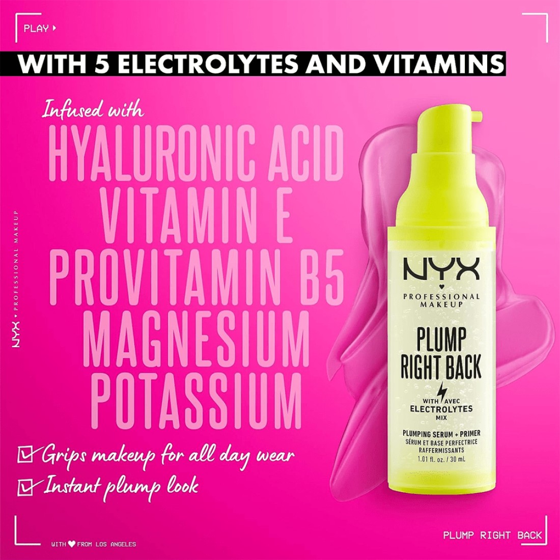 NYX Plump Right Back Plumping Primer - 30ml