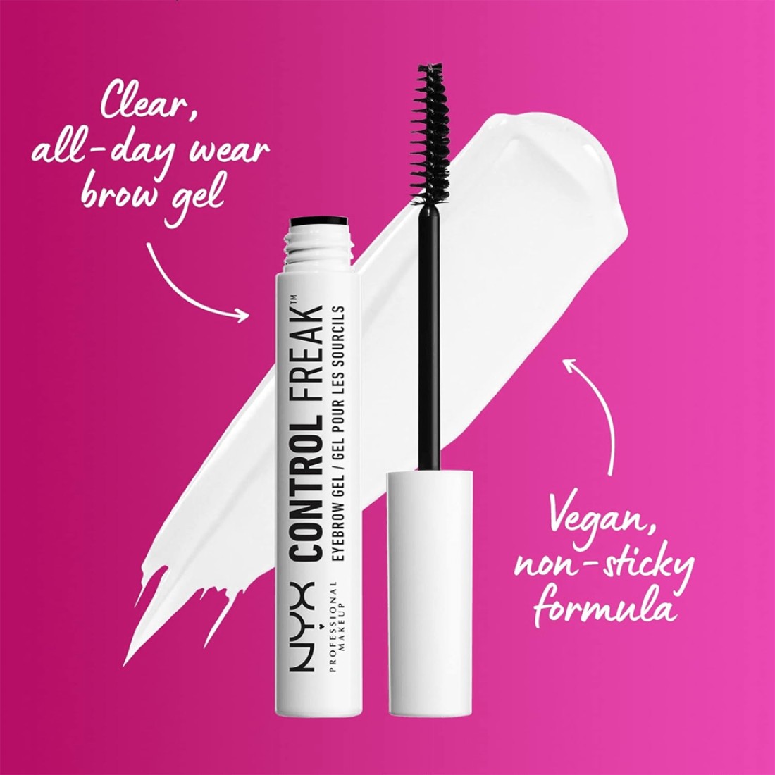 NYX Control Freak Long-lasting Eyebrow Gel - Clear