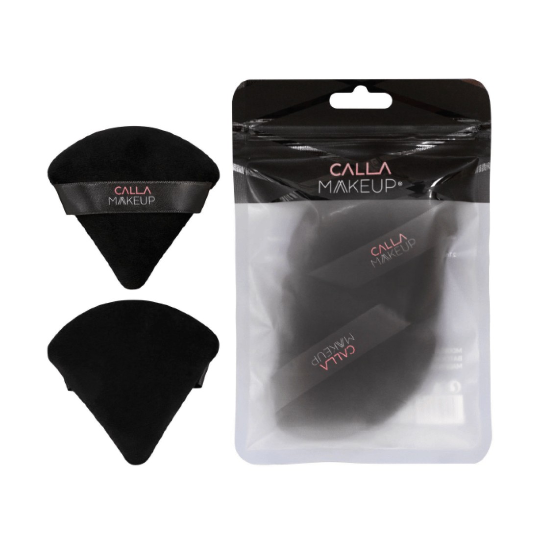 CALLA Makeup Beauty Triangle Powder Puff Sponge - 2 Pieces