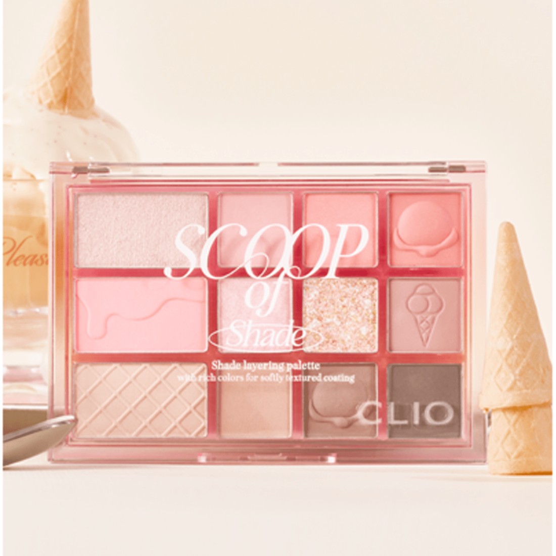 CLIO Shade & Shadow Palette - 03 Scoop of Shade
