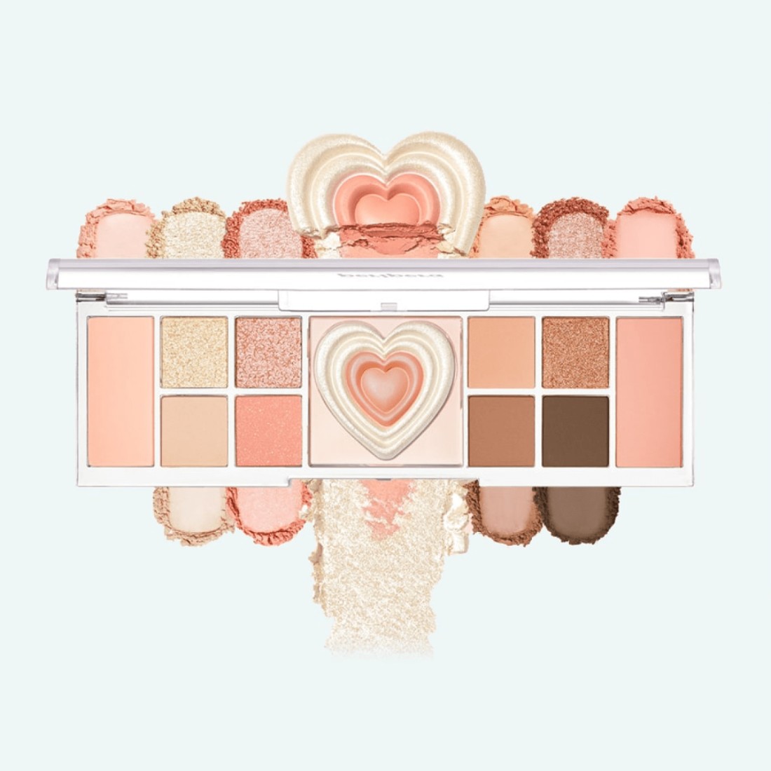 Peripera All Take Mood Face Palette - 02 Peach Heaven