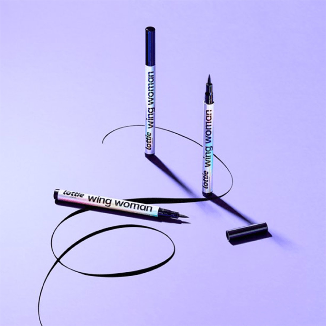 Lottie Wing Woman Eyeliner - Black