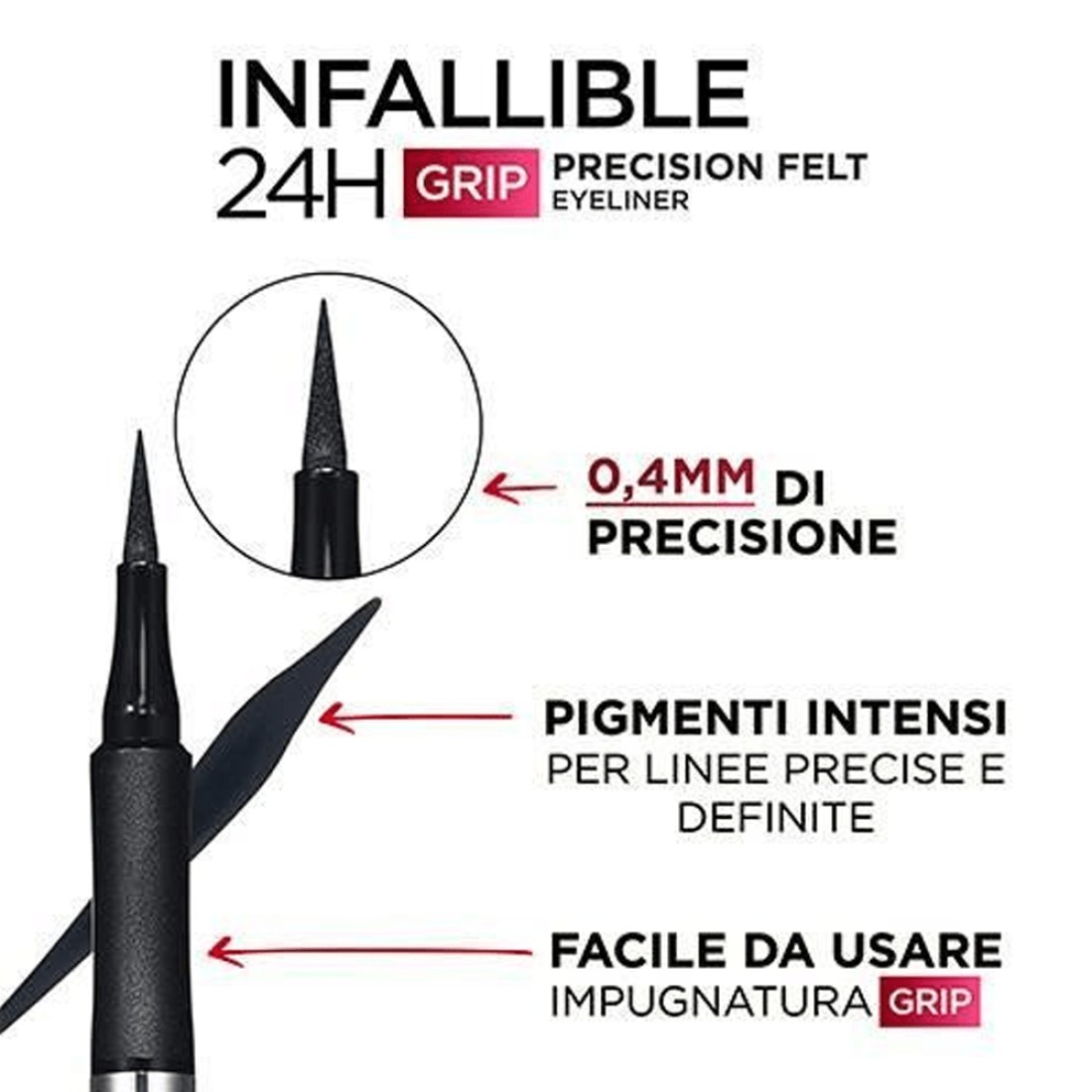 LOreal Paris Infallible Grip 24H Precision Felt Eyeliner