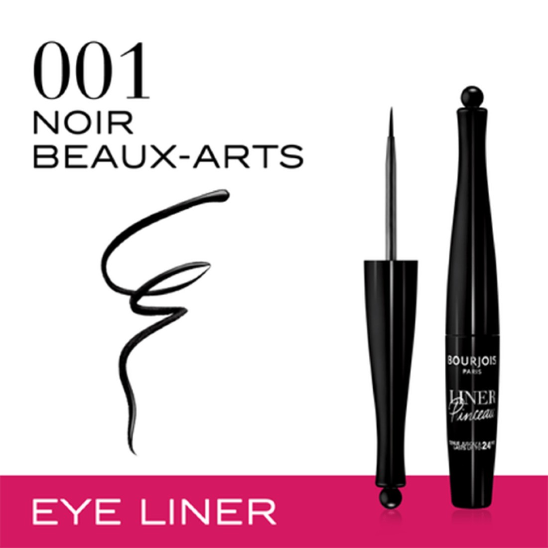 Bourjois Liner Pinceau Liquid Eyeliner - 01 Black