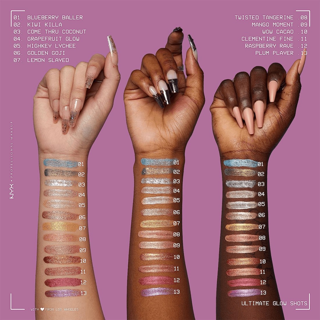 NYX Liquid Eyeshadow Ultimate Glow Shots - 06 Golden Goji