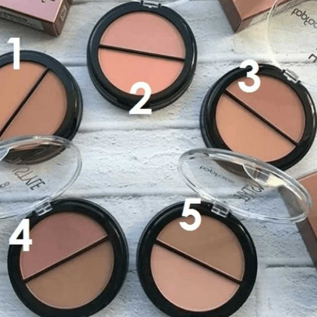 Topface Instyle Twin Blush Blush On - 001
