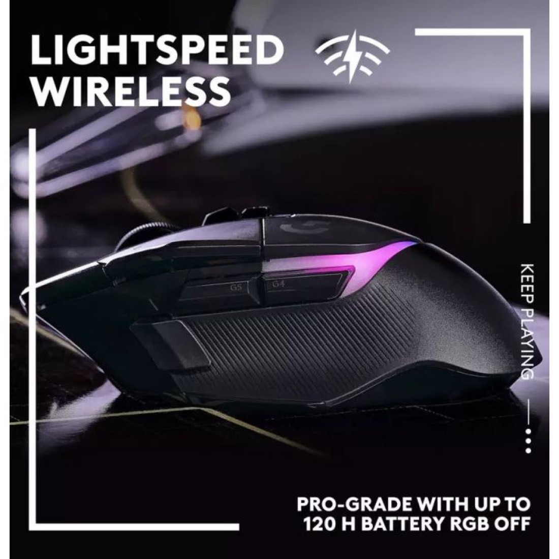 Logitech G502 X Plus Wireless Gaming Mouse - Black