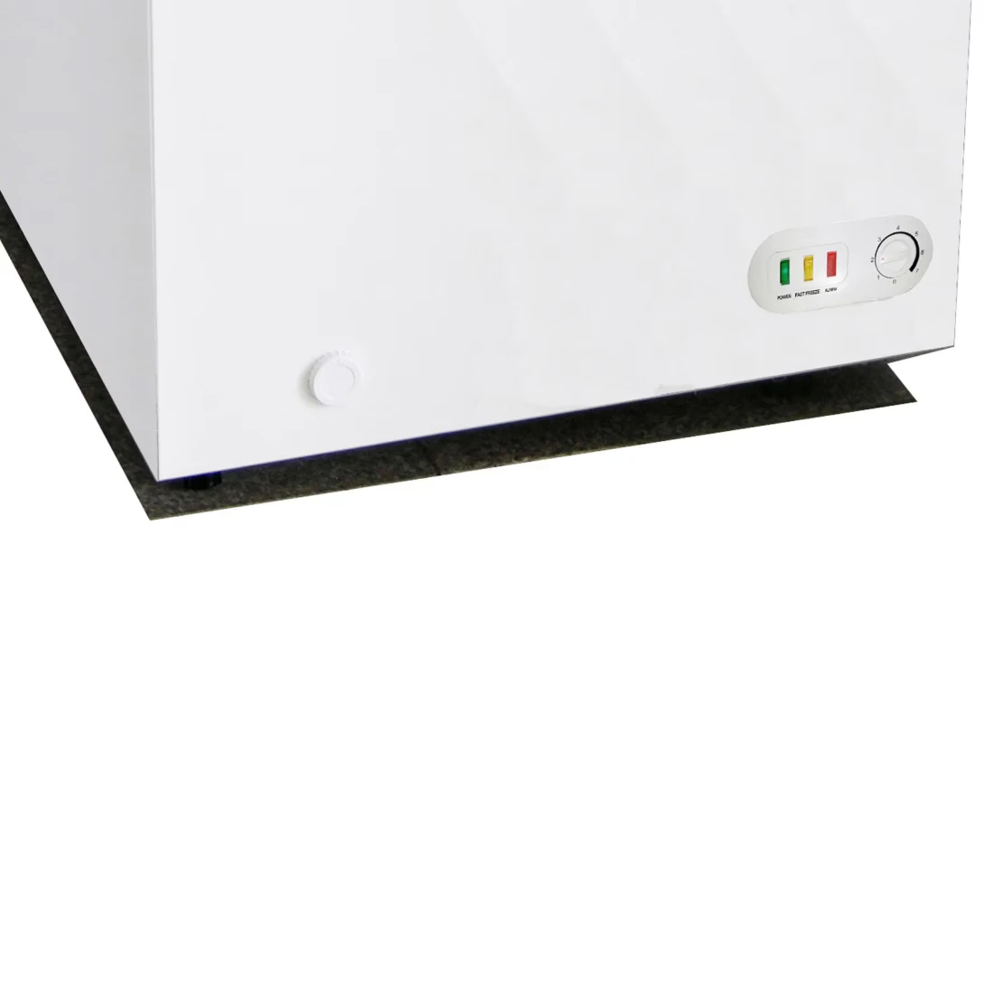 ويست بوينت ثلاجة بباب واحد بسعة صافية 95 لتر بيضاء WBEQ-160L