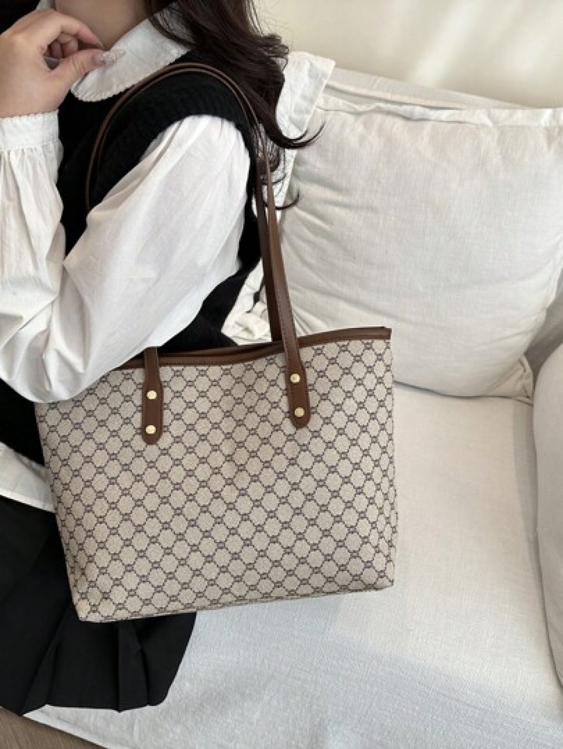 New Fashionable Luxury High End Versatile Ladies Shoulder Tote Bag