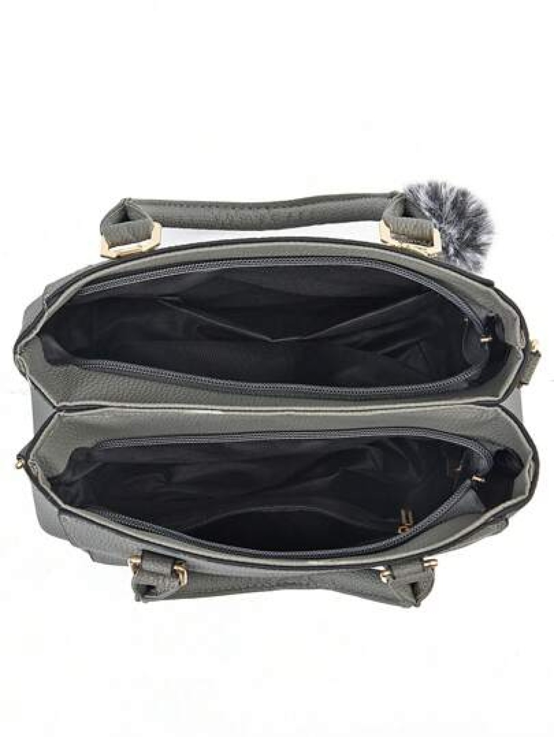 New Shoulder Handbag With Fur Ball Pendant Casual Style Mother s Day Gift For Mom Must Have For Mom Perfect For Office College Work Business Commuting Outdoor Travel Outing Best Mothers Day Gifts Ever