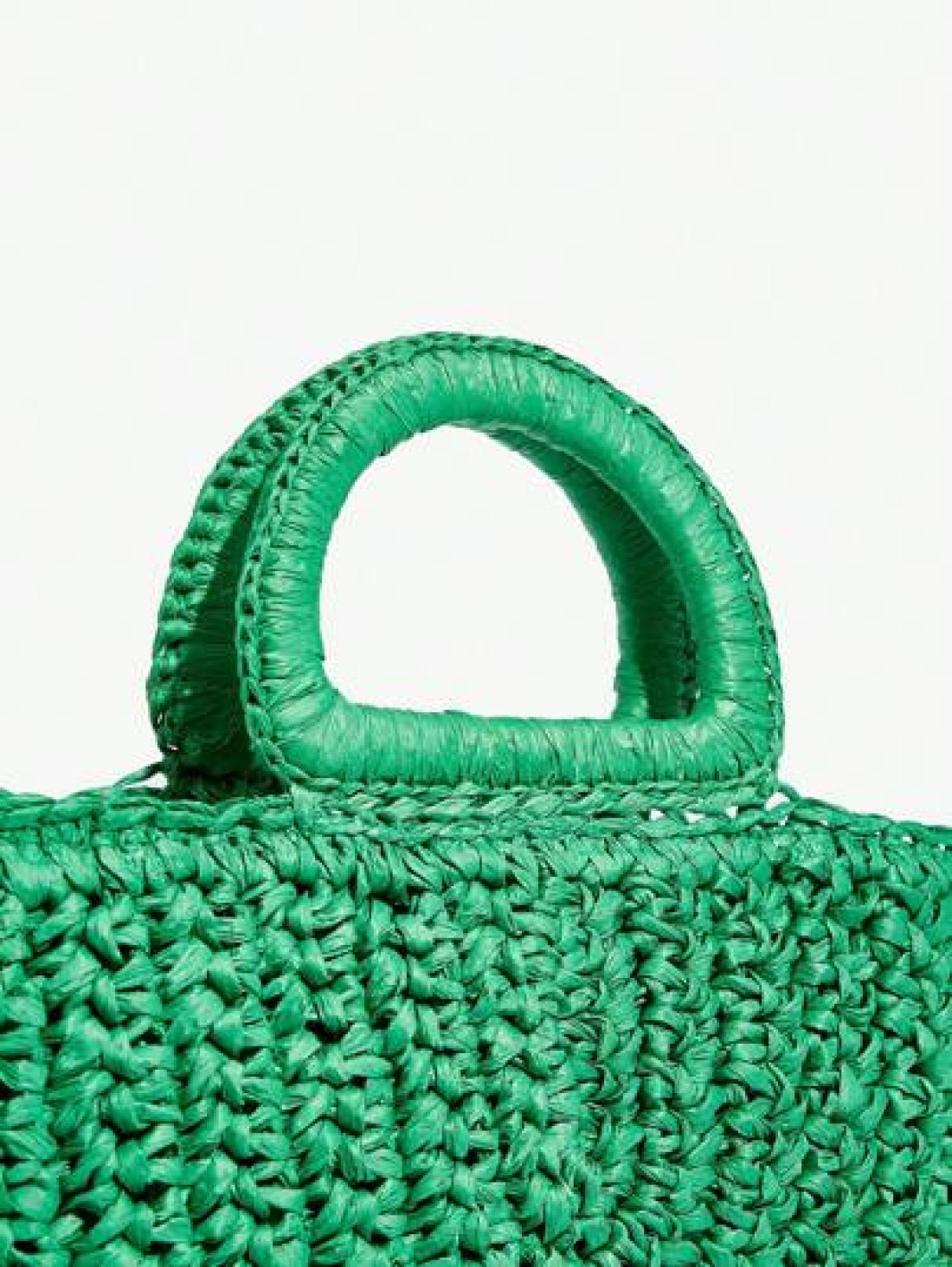 SHEIN SXY Ladies Women Top Handle Bags Straw Bag Tassel Fashionable Elegant Simple Personality For Beach Vacation Holiday Summer Seaside Green