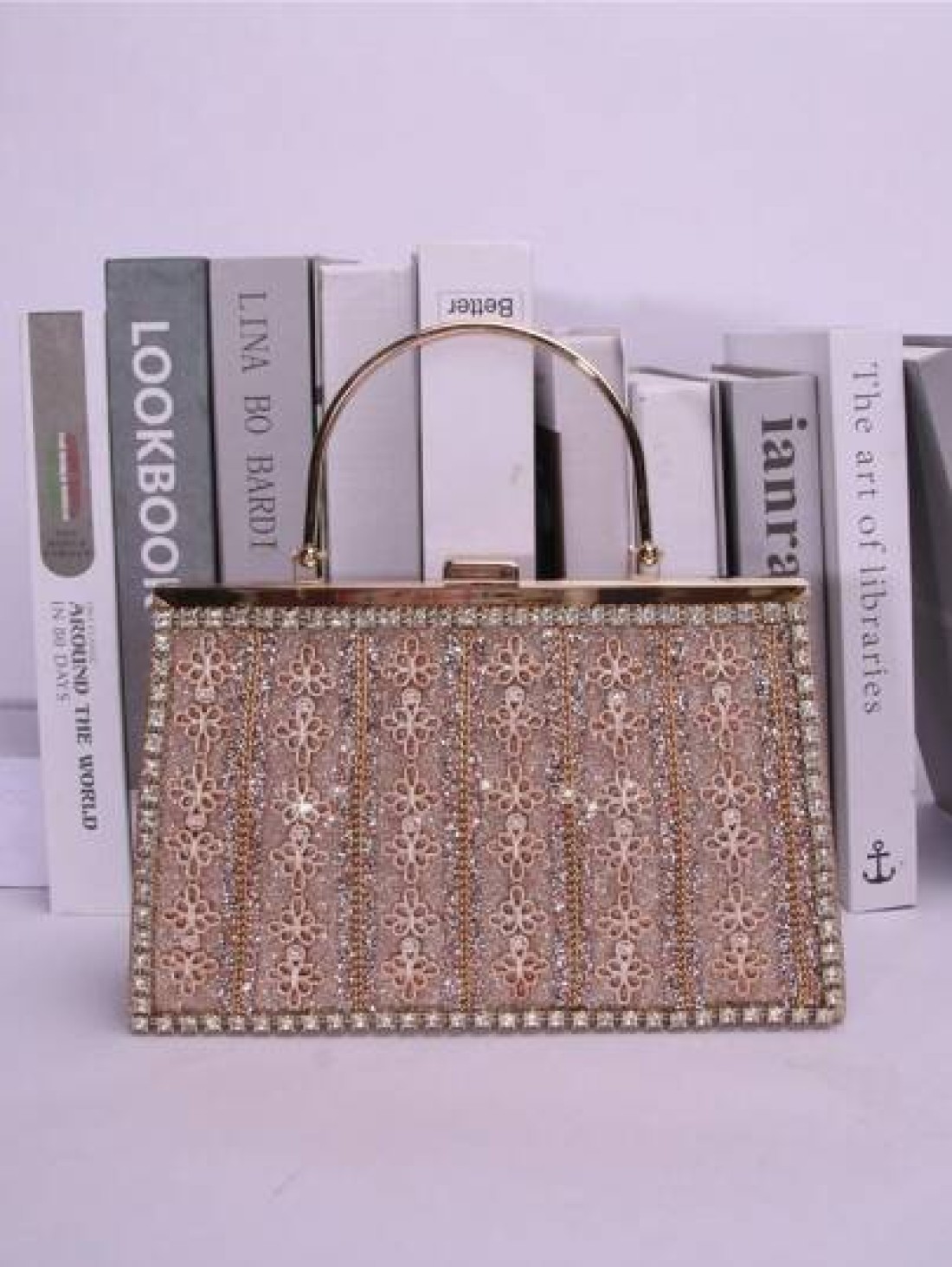 Diamond Rhinestone Glitter Handbag Crossbody Shoulder Clutch Purse Glamorous Elegant For Wedding Party Birthday Daily Use