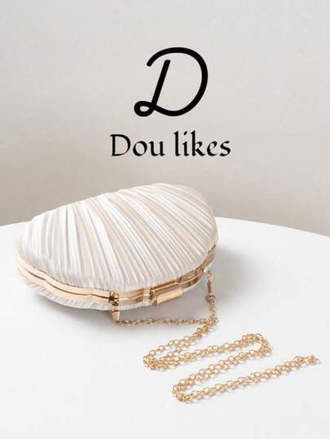 New Luxury Party Clutch Bag Shell Shaped Design Wrinkle Style Evening Bag Lady Handbag For Ceremony