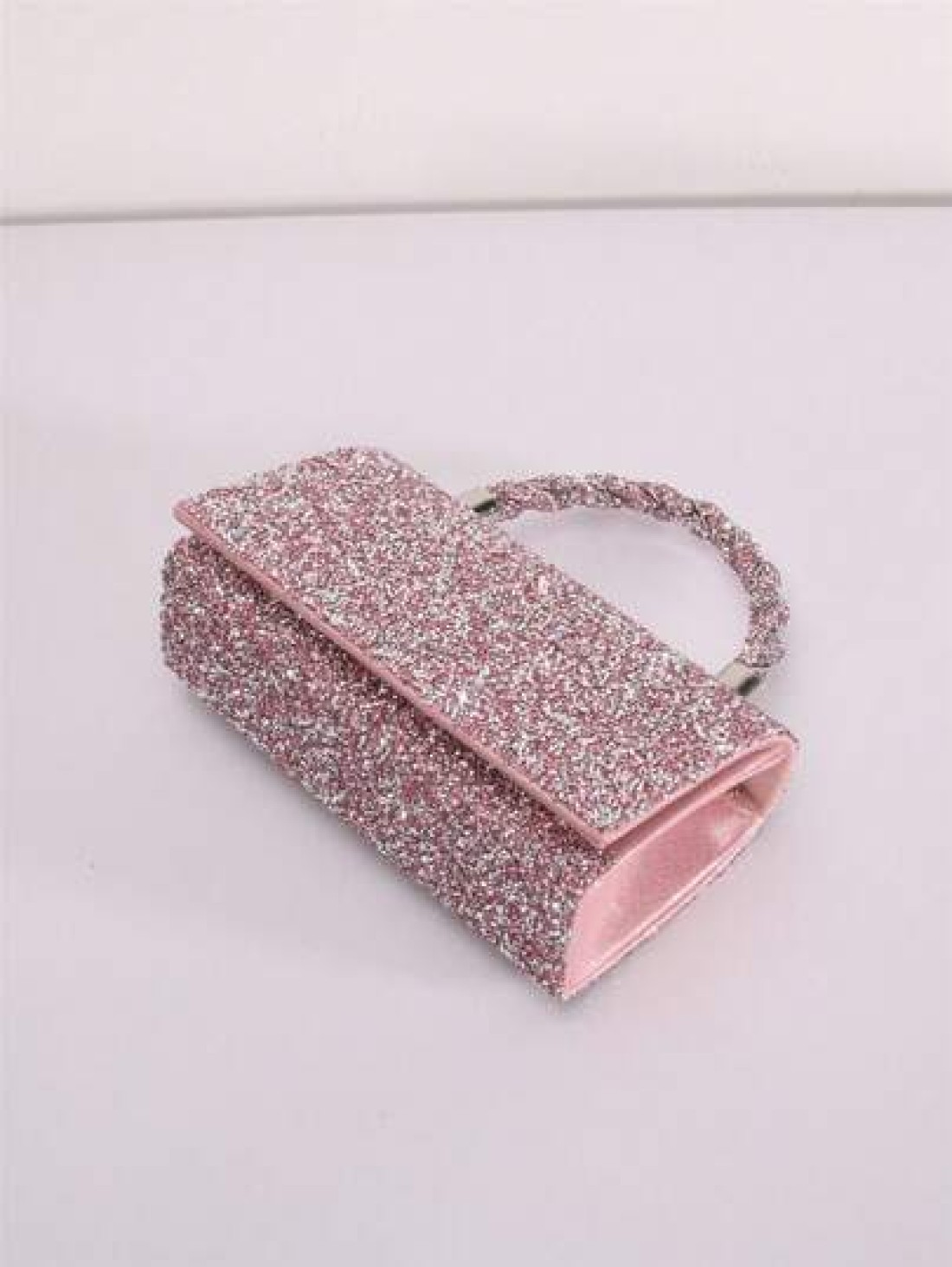 Glitter Bling Shiny Glamorous Elegant Exquisite Fashionable Exquisite Rhinestone Decoration Evening Clutch Dinner Bag Evening Bag For Party Girl Woman For Female Perfect For Party Wedding Prom Dinner
