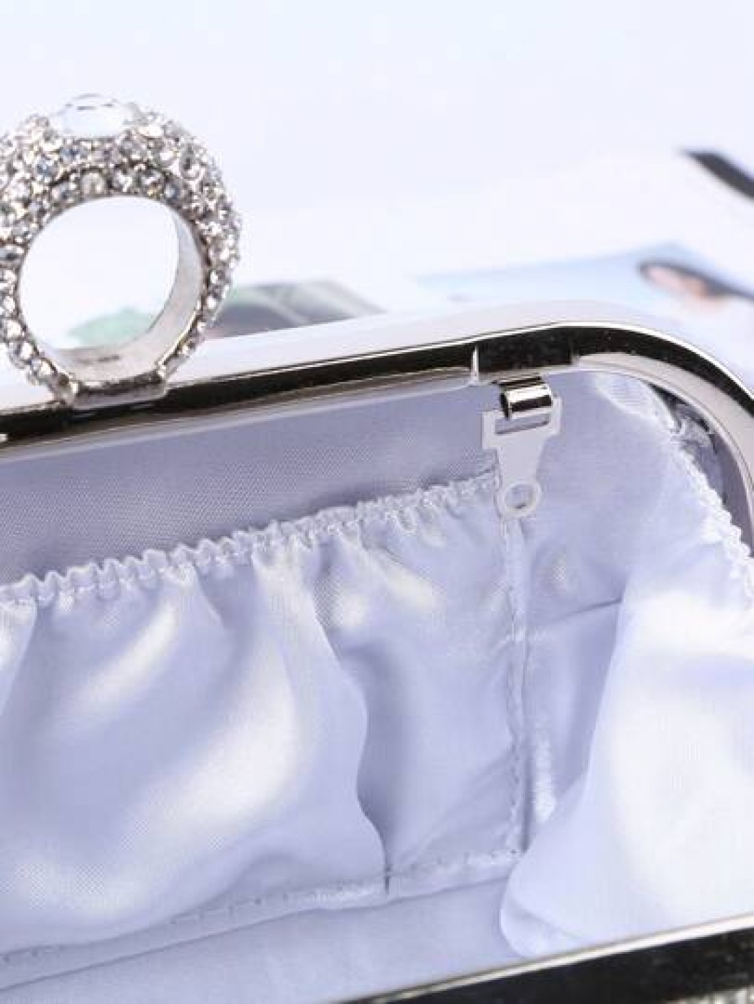 European And American Style Diamond Inlaid Fringe Clutch Bag Ring Handcrafted With Rhinestones Perfect For Evening Events