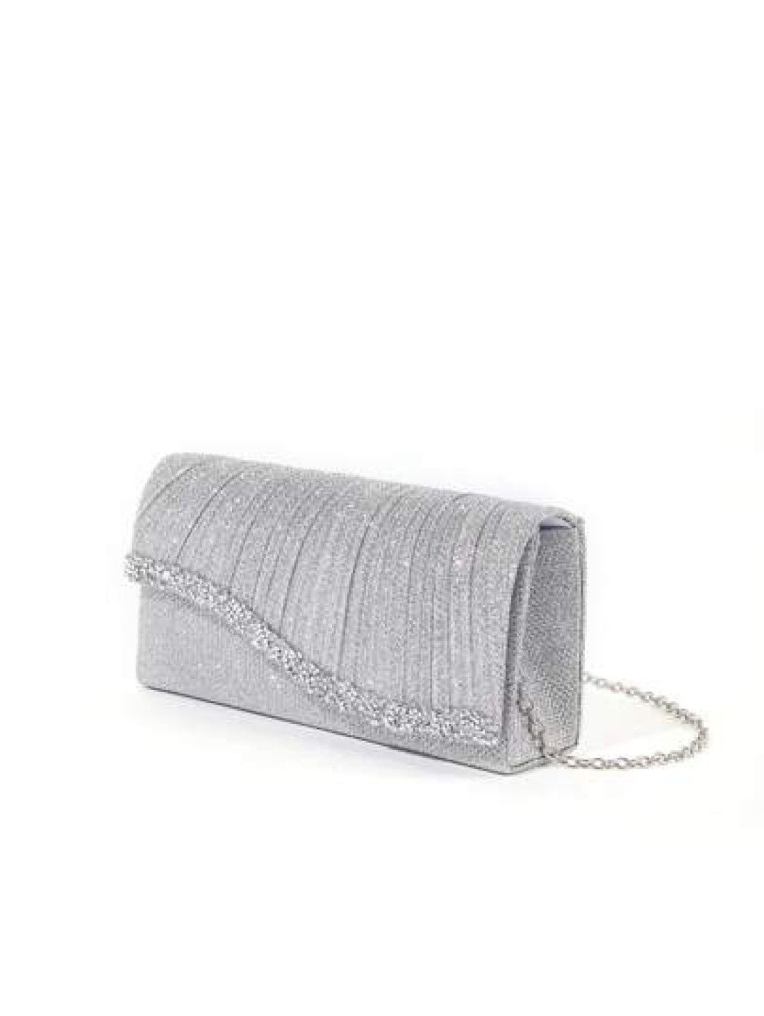 1pc Mini Glitter Shiny Chain Folding Wrinkle Square Bag For Wedding Party Evening Tready Party Bags Perfect For Party Wedding Prom Dinner Banquet Perfectly Matching With Prom Dresses For Women Prom Ac