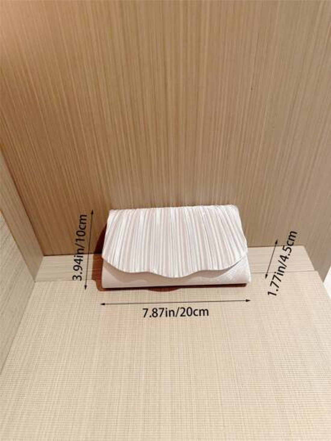 1pc Classic Pleated Satin Design Formal Evening Dress Party Clutch Bag Elegant For Prom Wedding Ball Dance Envelope Chain Bag Tready Party Bags Perfect For Party Wedding Prom Dinner Banquet Essential