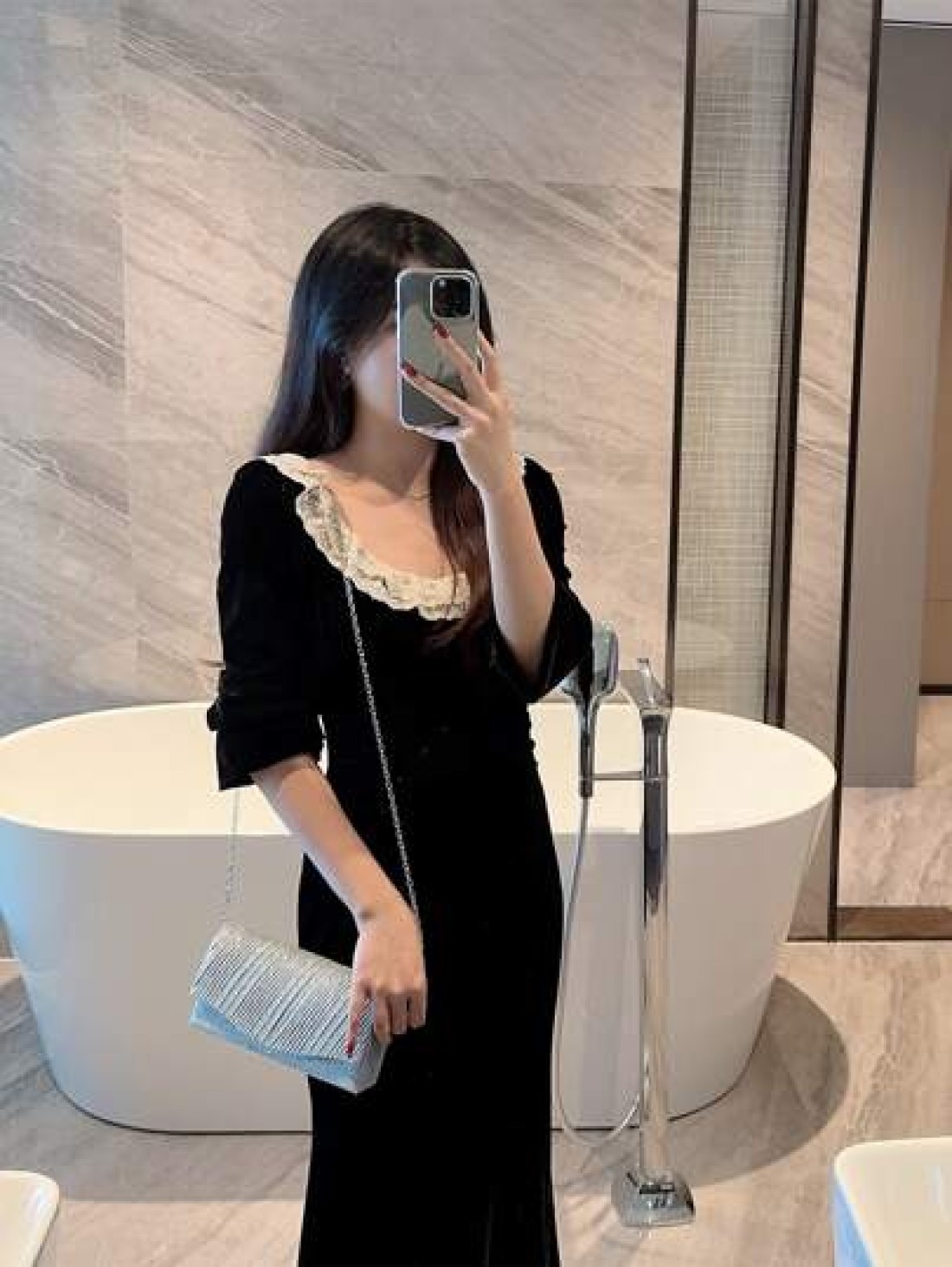 Moonlit EveBag Glamorous Elegant Exquisite Quiet Luxury Sequin Luxury Shiny Portable Mini Glitter Flap Square Bag Evening Bag Dinner Bag For Party Girl Woman Bride Perfect For Party Wedding Prom Dinne