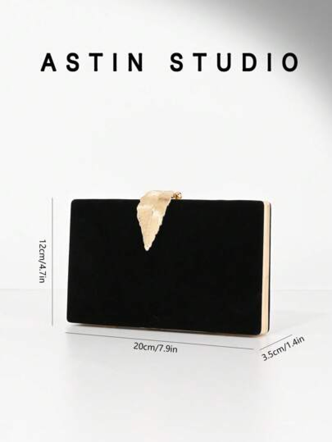 Women Classic Formal White Evening Clutch Bag With Leaf Metal Buckle Decor Box Shape Party Clutches Wedding Purse