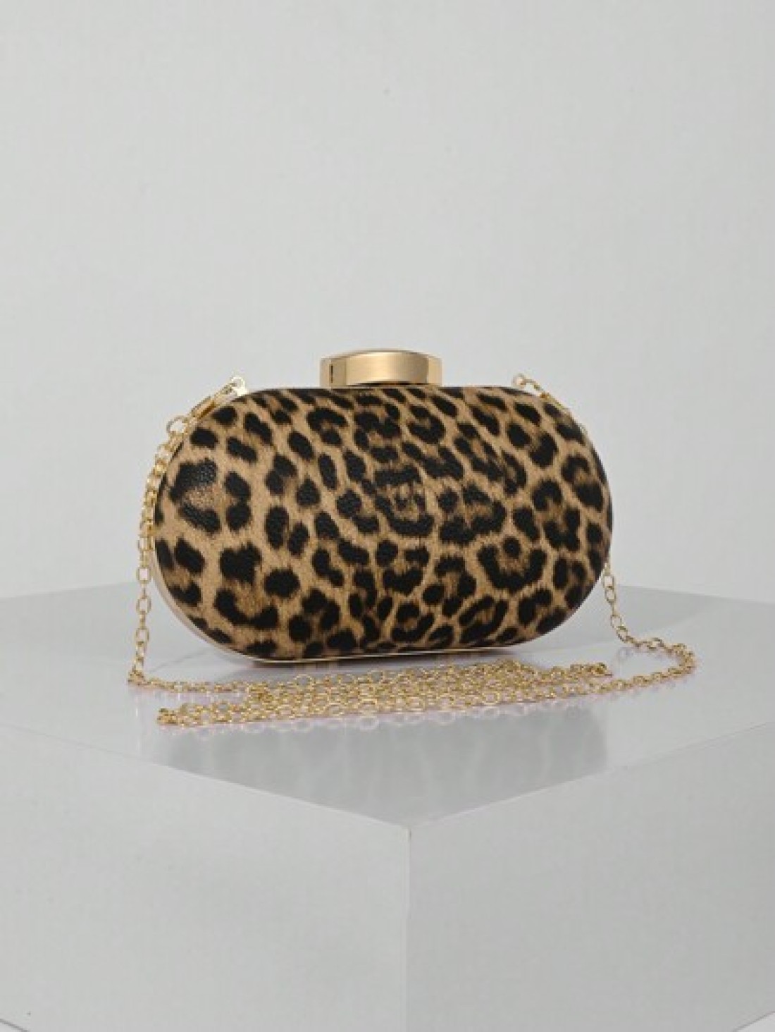 Fashionable PU Leopard Print Evening Clutch Bag Handbag Suitable For Wedding Party And Ball Shoulder Bag With Chain Strap Leopard Print Purse For Women Leopard Comeback