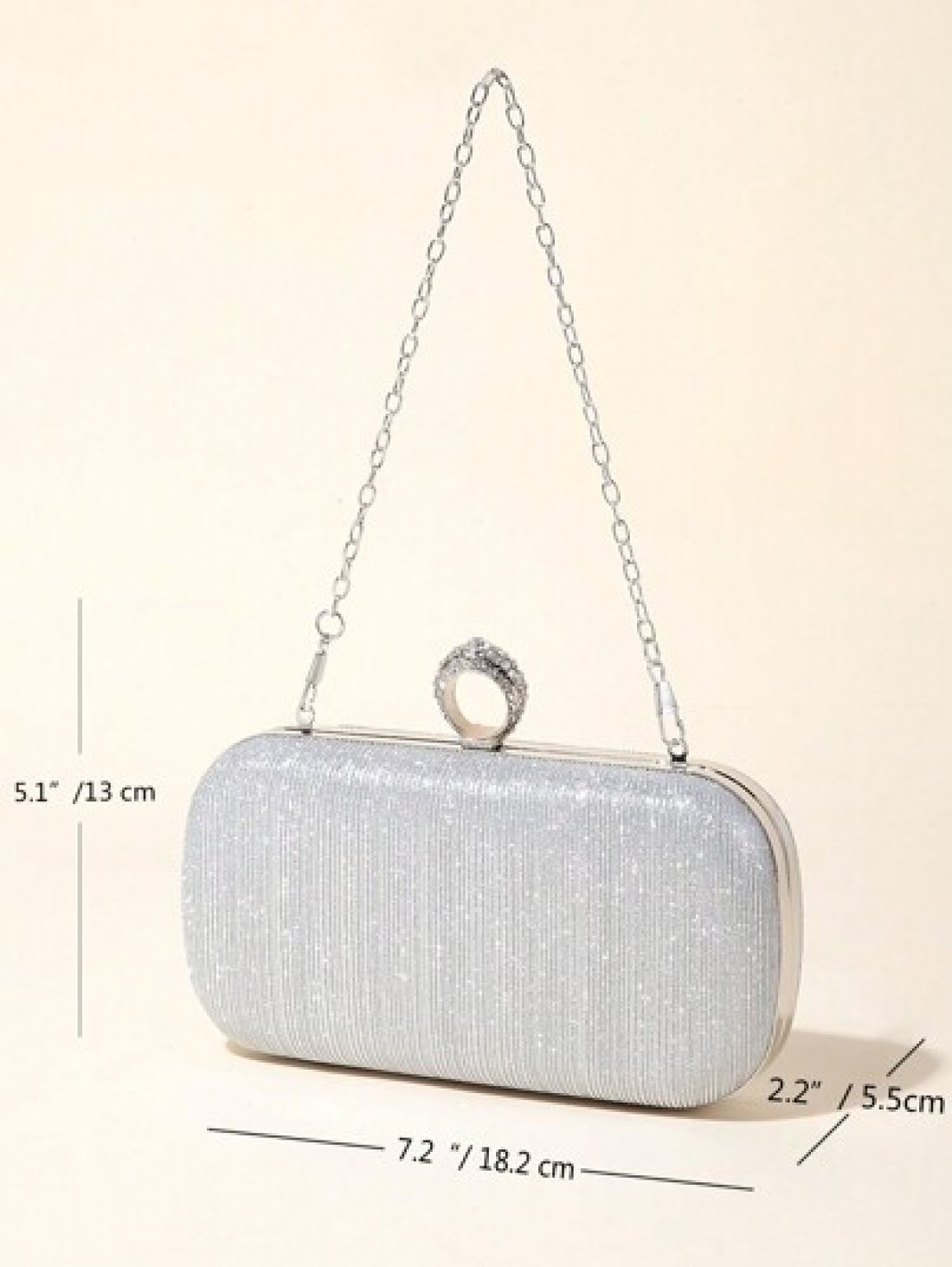 Captivating Glittering Sequin Luxury Evening Clutch Simple Glittering Clutch Shiny Square Bag For Perfect Parties Weddings Balls Dinners Banquets For Women Brides And Girls