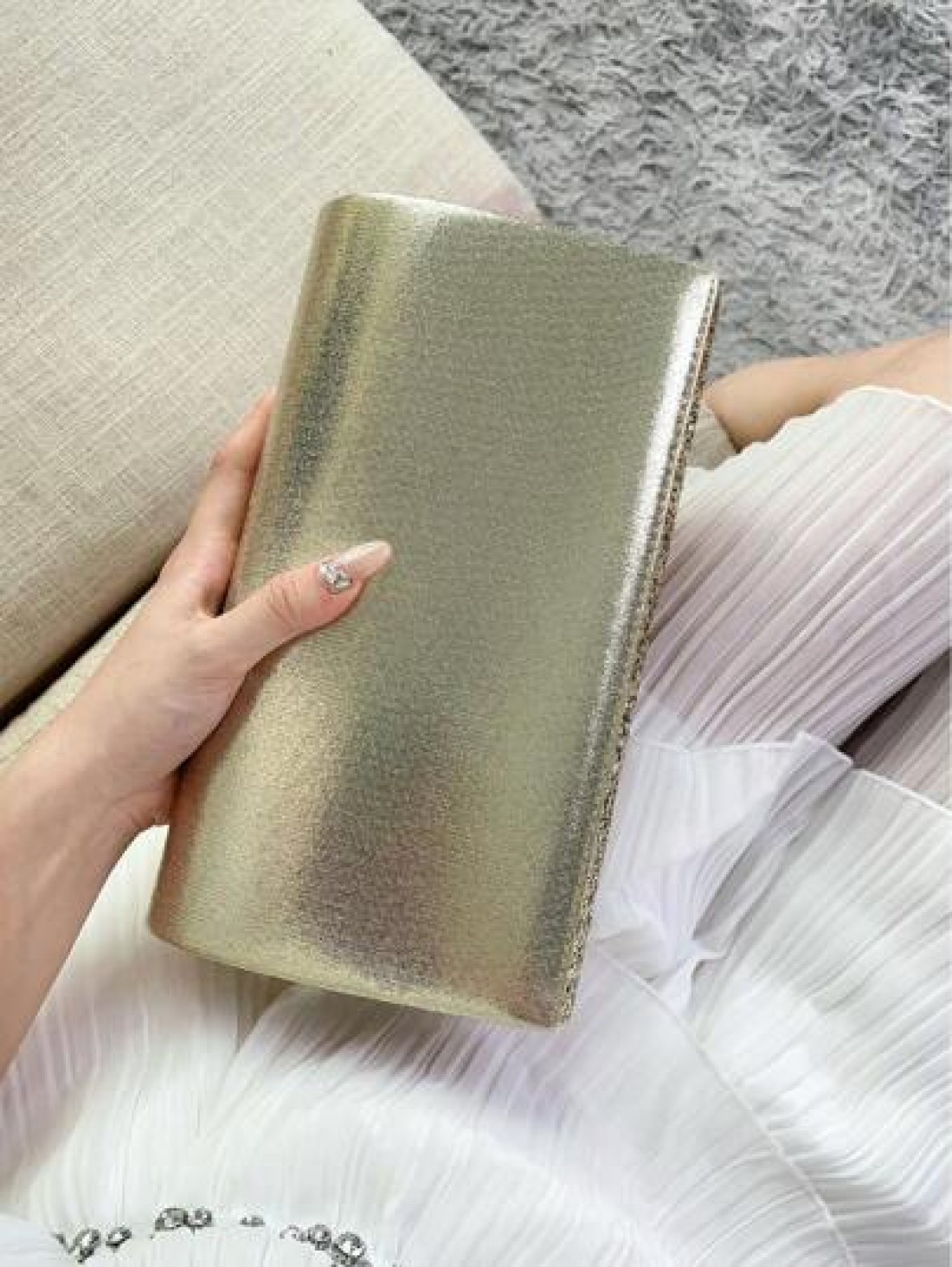 Fashion Sequin Women s Clutch Bag Stylish Prom Evening Bag Envelope Bag Luxurious And Elegant Bridal Bag Suitable For Parties Proms Dinners Graduation Ceremonies Matching With Sequin Evening Dresses W