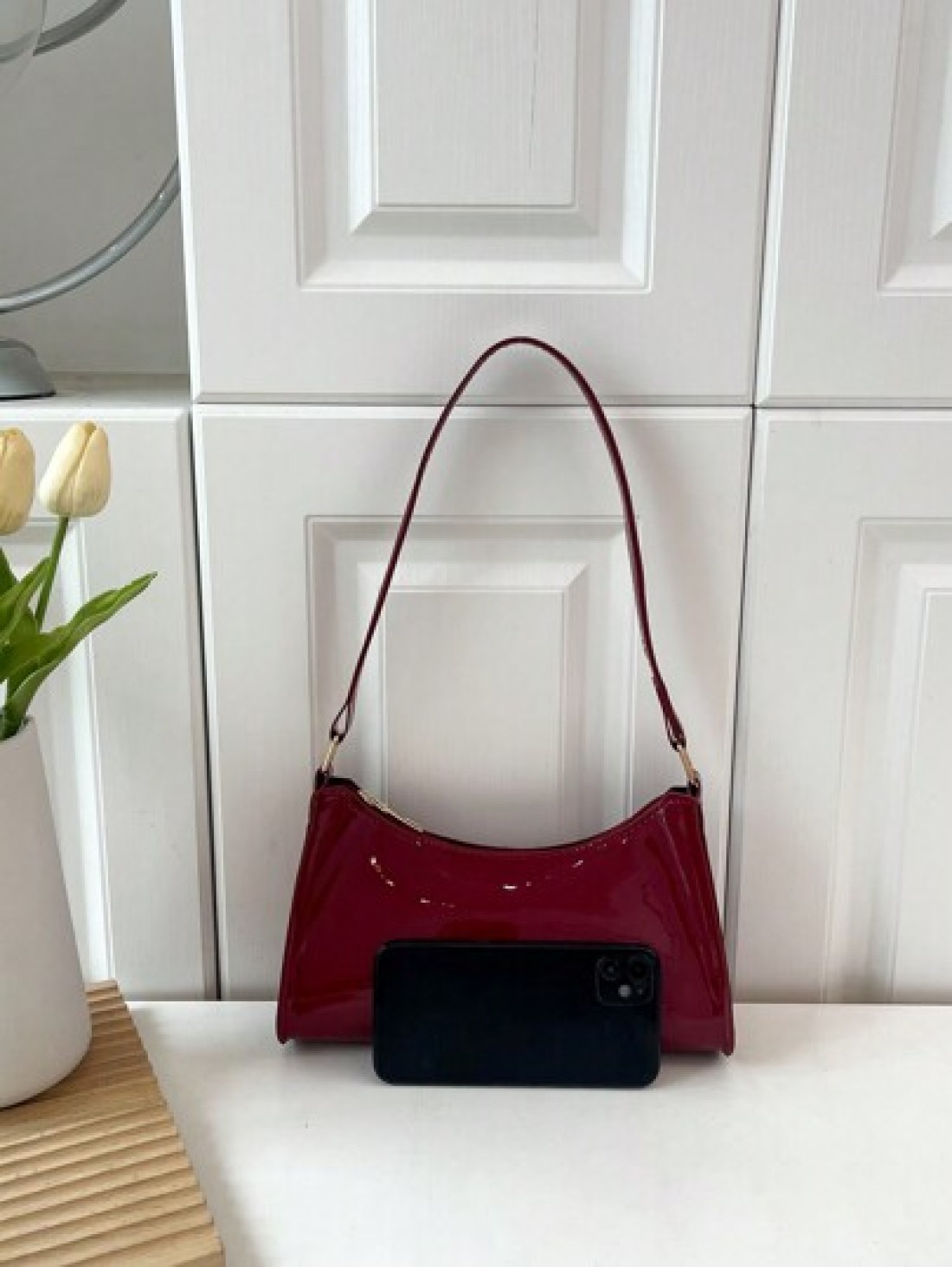 Solid Color Embossed Geometric Shoulder Bag With Zipper Women s Shoulder Bag Fashion Retro Zipper Bag Casual Waterproof Handbag For Teen Girls Women College Students Rookies White Collar Workers Perfe