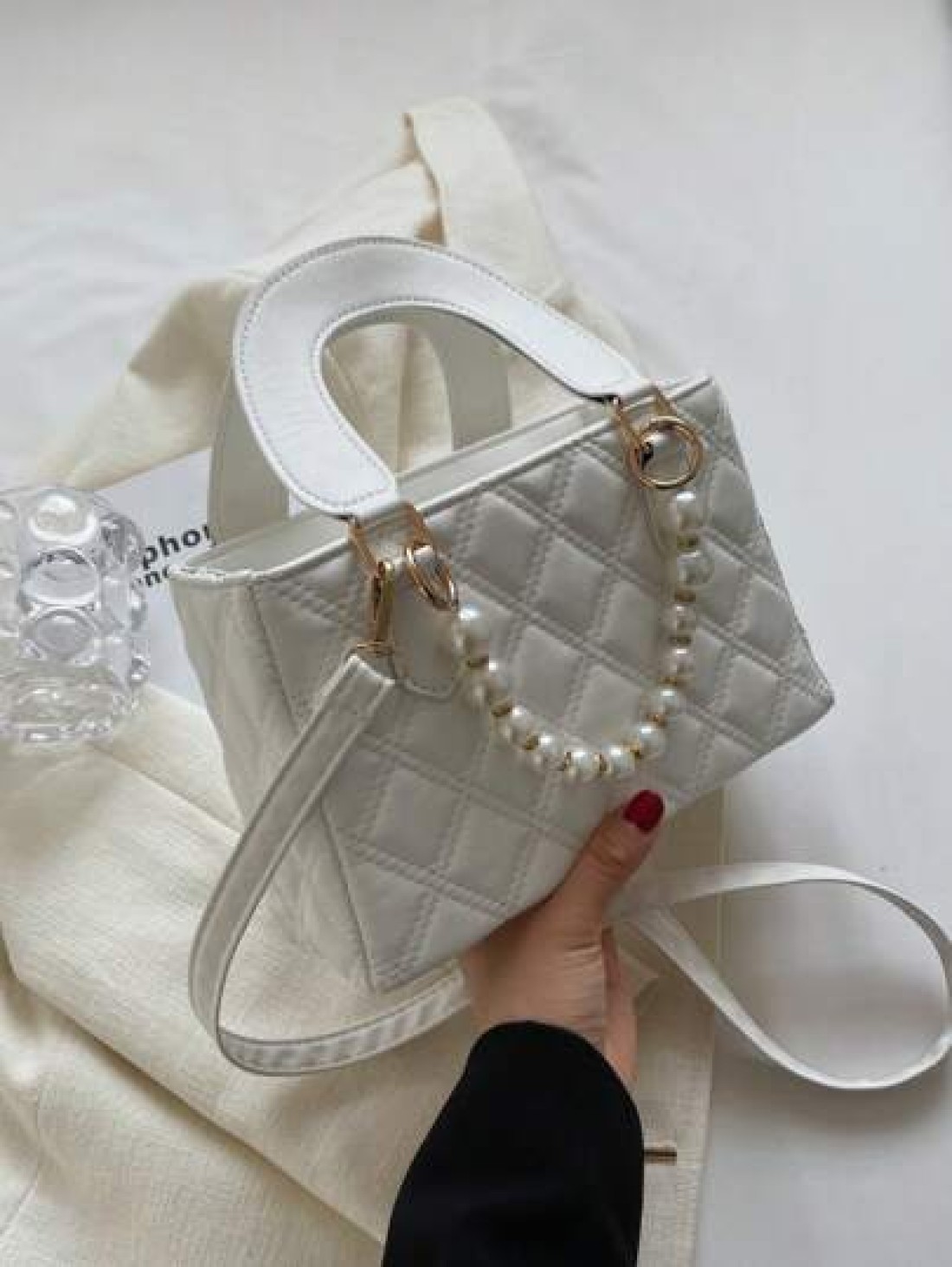 Fashionable New High End Texture Simple And Versatile Casual Solid Color Versatile Lightweight Small Square Bag Handbag Crossbody Bag Elegant Small Square Bag