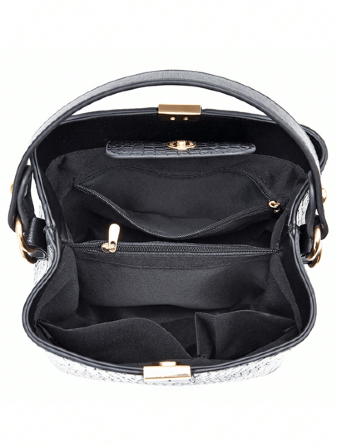 Large Capacity Lightweight Portable And Casual Fashionable Mini Crocodile Embossed Top Handle Bucket Bag Crocodile Embossed Bucket Bag Faux Leather Shoulder Bag Women s Fashion Bag