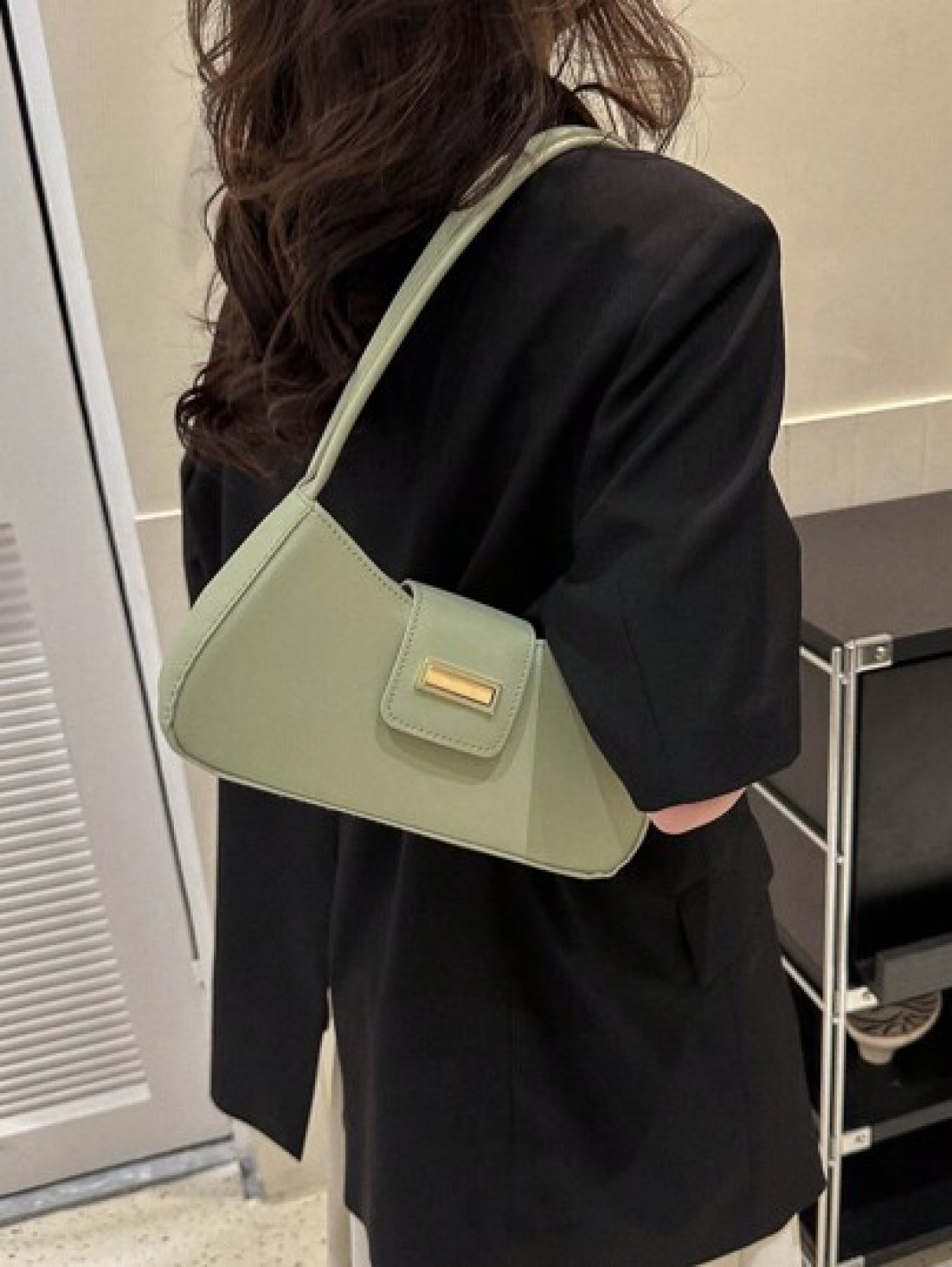 Chic Handbag Niche Underarm Bag New Stylish Commuter Bag Baguette Bag Versatile Shoulder Bag